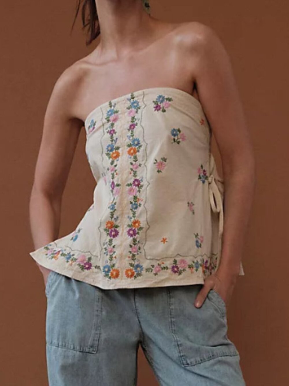 Free People Doily Days Tube Top